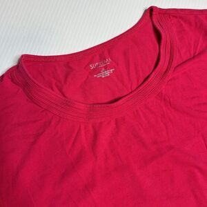 Catherines Suprema 2X 22/24W‎ Hot Pink Round Neck Short Sleeve Tunic Shirt